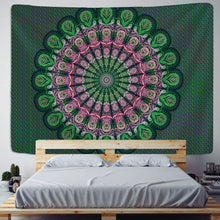 Load image into Gallery viewer, India Mandala Tapestry Wall Hanging Boho Decor Wall Cloth Tapestries Psychedelic Hippie Night Moon Tapestry Mandala Wall Carpet