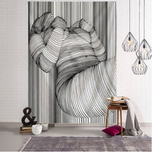 Load image into Gallery viewer, Creative Line Draw Tapestry Wall Hanging Boho Decor Hippie Kiss Psychedelic Wall Tapestry Abstract Carpet Wall Cloth Tapestries