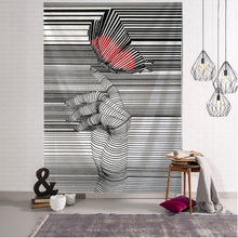 Load image into Gallery viewer, Creative Line Draw Tapestry Wall Hanging Boho Decor Hippie Kiss Psychedelic Wall Tapestry Abstract Carpet Wall Cloth Tapestries