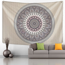 Load image into Gallery viewer, India Mandala Tapestry Wall Hanging Boho Decor Wall Cloth Tapestries Psychedelic Hippie Night Moon Tapestry Mandala Wall Carpet